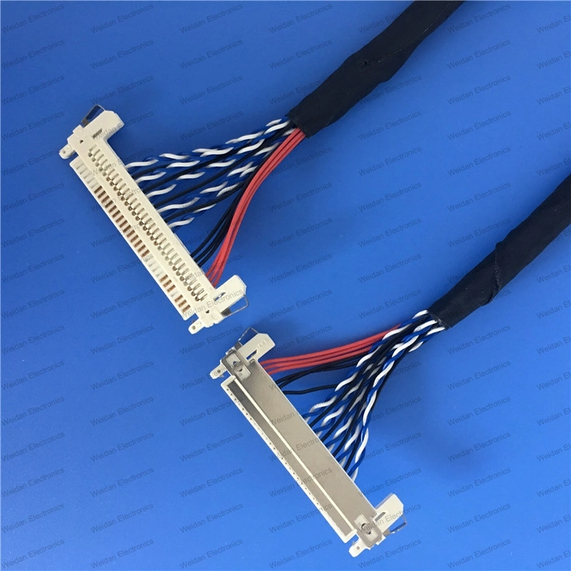 Lvds Cable Fix-30p Double 2CH 8bit for 17inch~23inch LCD Panel Length 50cm