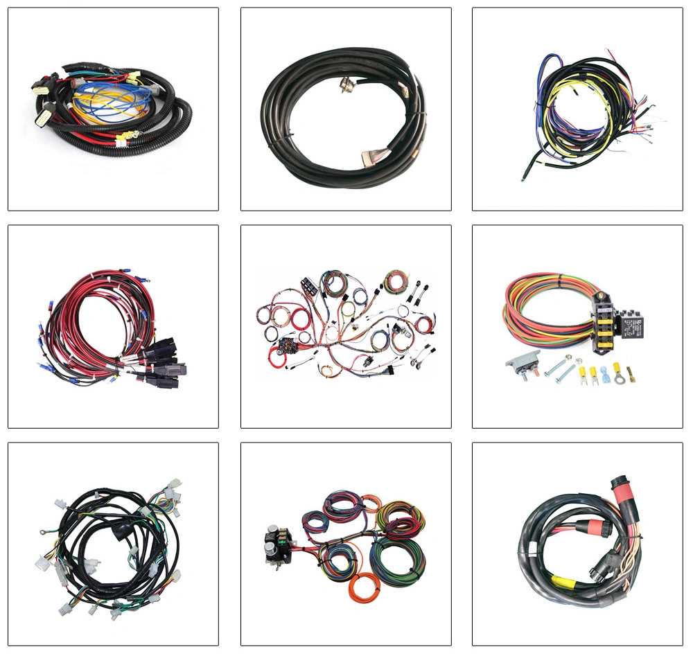 Customized LED Light Cable Assembly Switch Relay Switch Control Wire Harness for LED Motorcycle